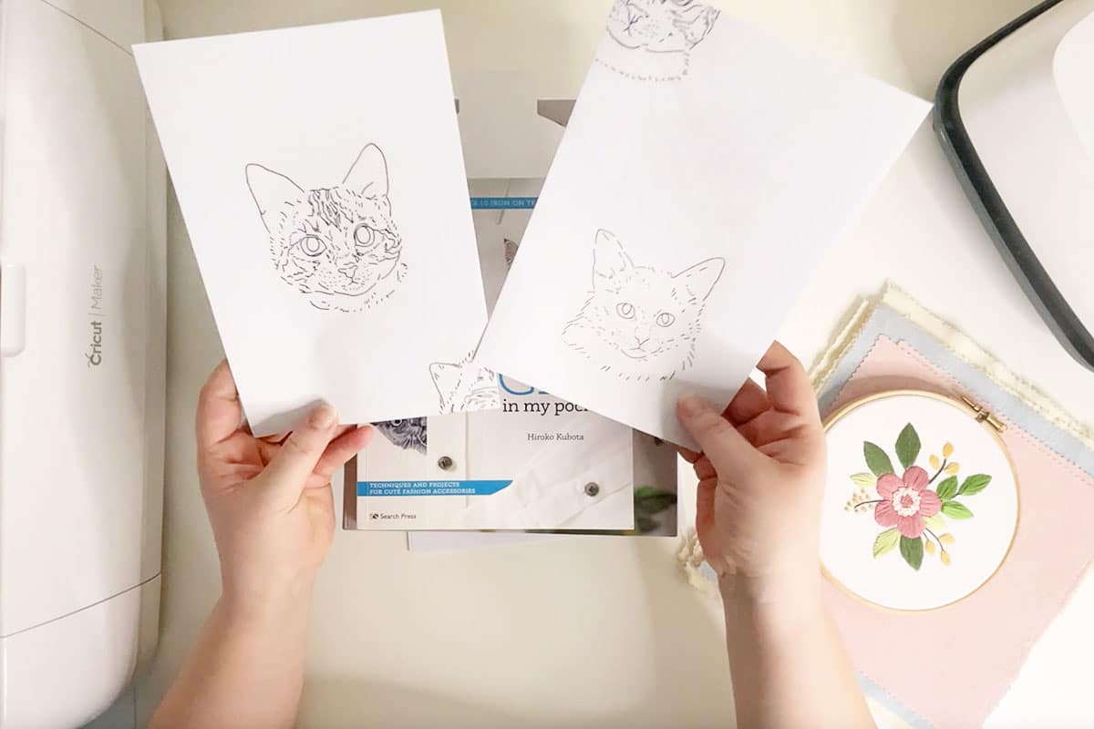 Make Your Own Iron On Paper Transfers with Cricut Makenstitch