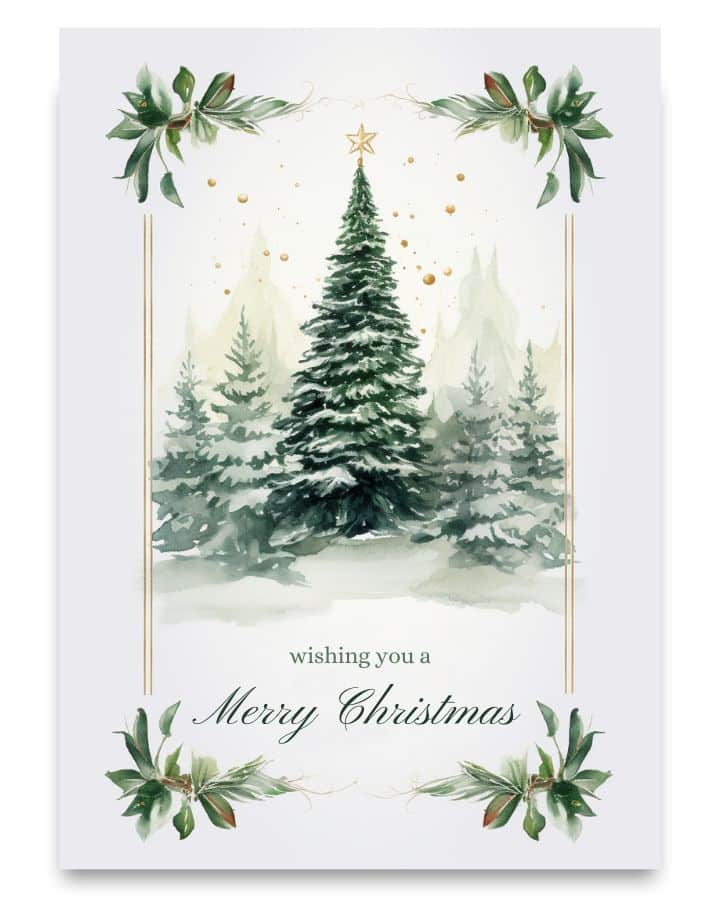 Free Printable Christmas Cards 2023 - Makenstitch