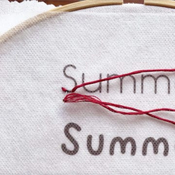 How To Embroider Letters - Makenstitch