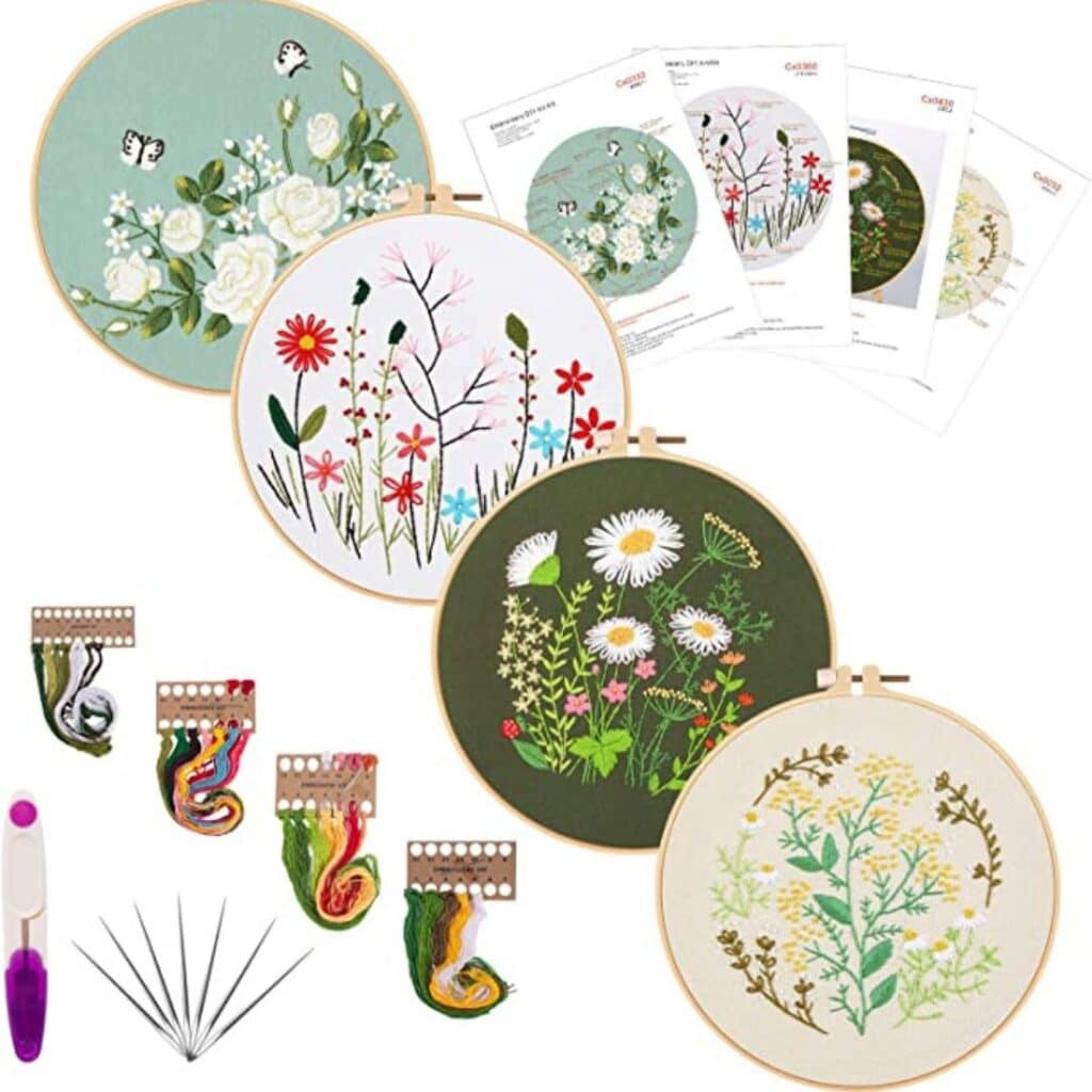 12 Best Embroidery Kits For Beginners (Reviews + Buying Guide)