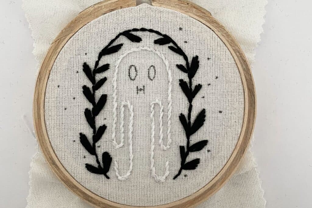 You've Been Booed! Free Embroidery Pattern and Printable Tags