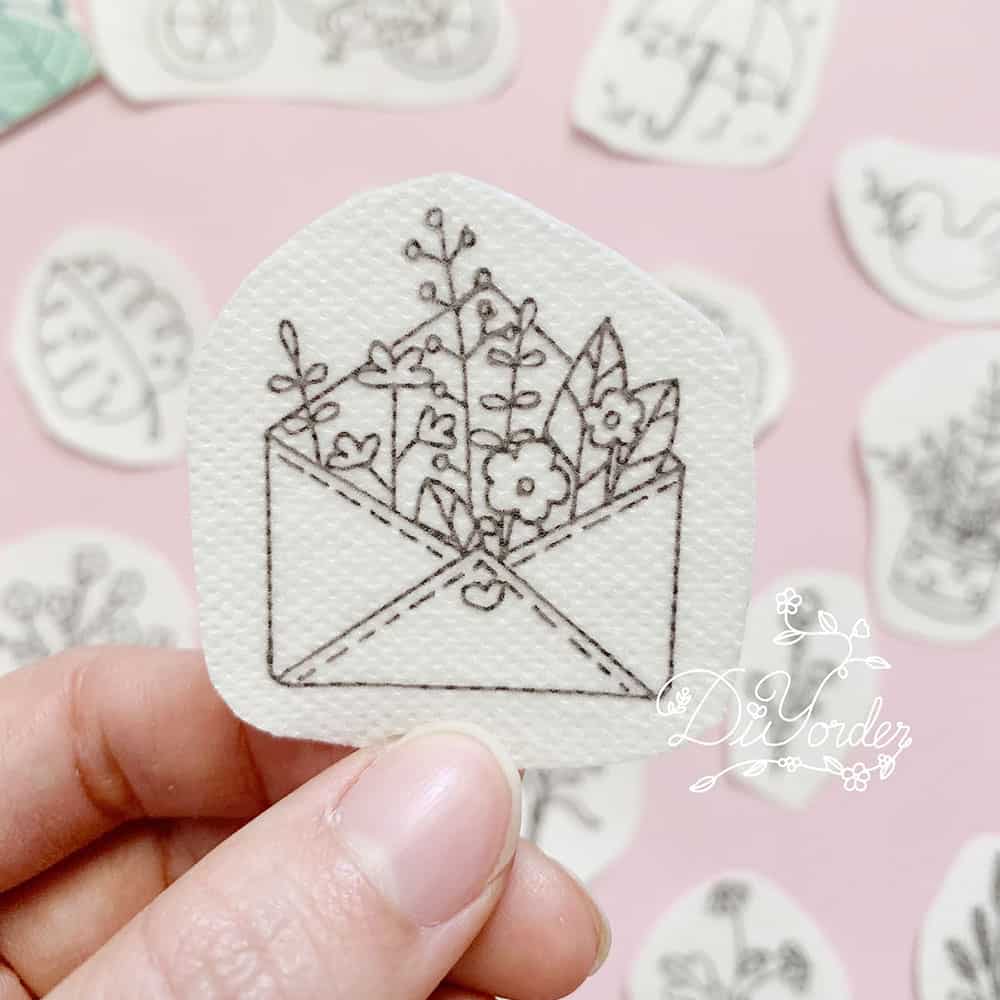 Embroidery Kit with Stick & Stitch Sticker Set