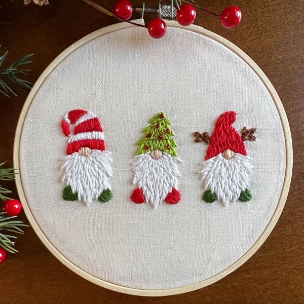 Shop Christmas Embroidery Kit: Create Festive Needlework