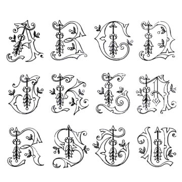 Free Printables Letters And Monograms - Makenstitch