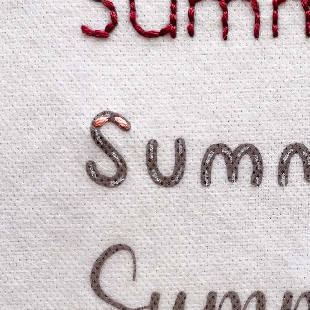 How To Embroider Letters - Makenstitch