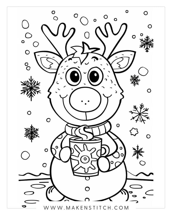Rudolph Coloring Pages (20 Free Printables) - Makenstitch