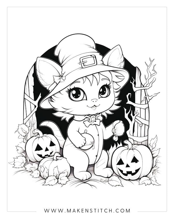 Halloween Coloring Pages - Many Free Printable Sheets - Easy Peasy