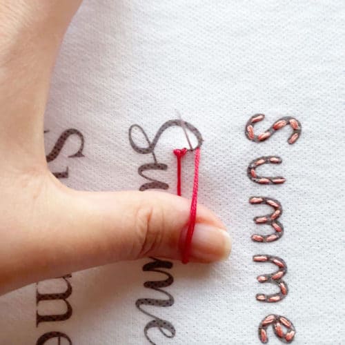 How To Embroider Letters Makenstitch