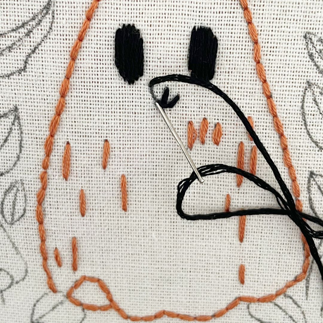 Ghost Stitching Pattern Free Halloween Pattern: The Spooky Ghost
