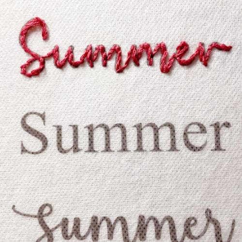 How To Embroider Letters Makenstitch