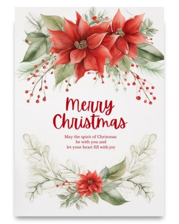 Free Printable Christmas Cards 2023 - Makenstitch