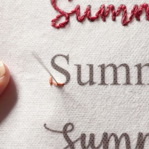 How To Embroider Letters - Makenstitch