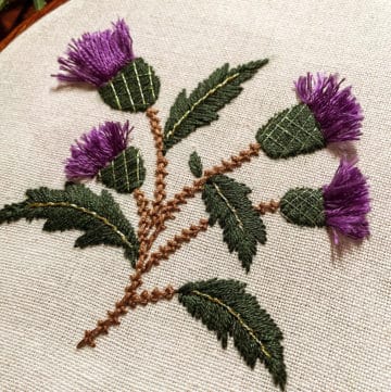 Thistle Needlework (Free Pattern) - Makenstitch