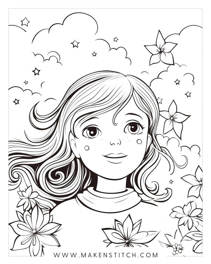 Tag: girls coloring pages