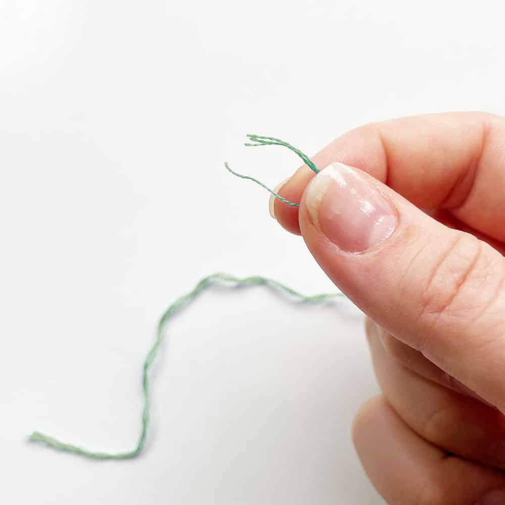 How to Split Embroidery Floss Makenstitch