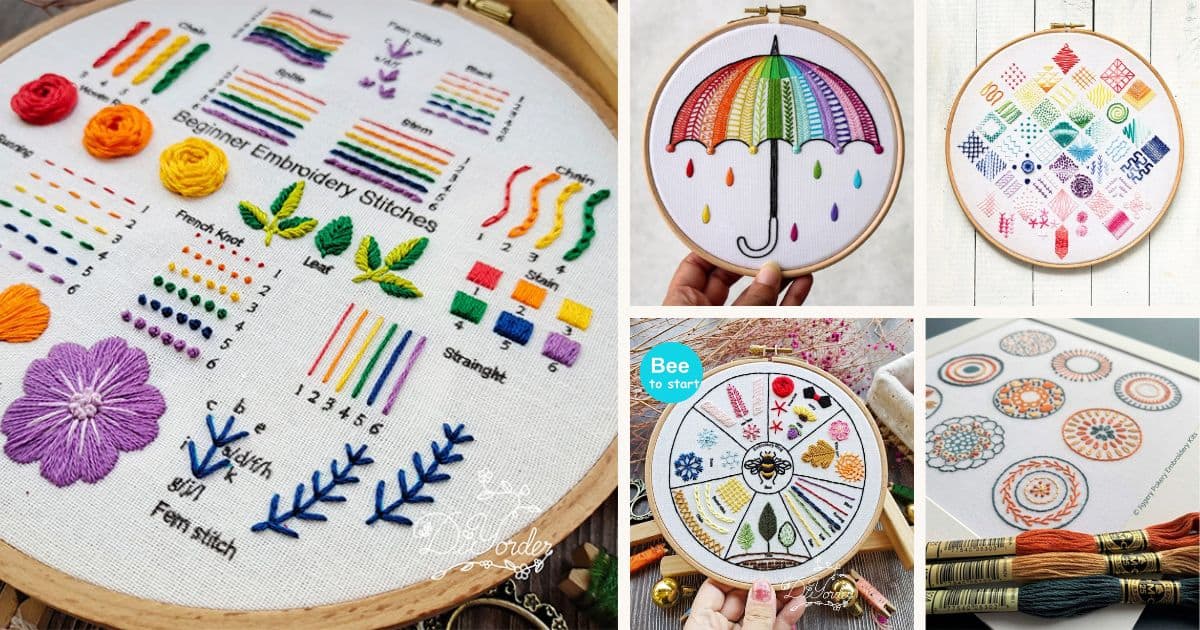 10 Embroidery Sampler Kits For Beginners - Makenstitch