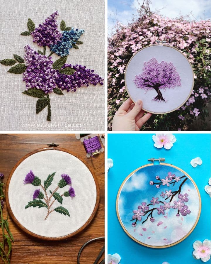 20  Free Embroidery Patterns and Designs