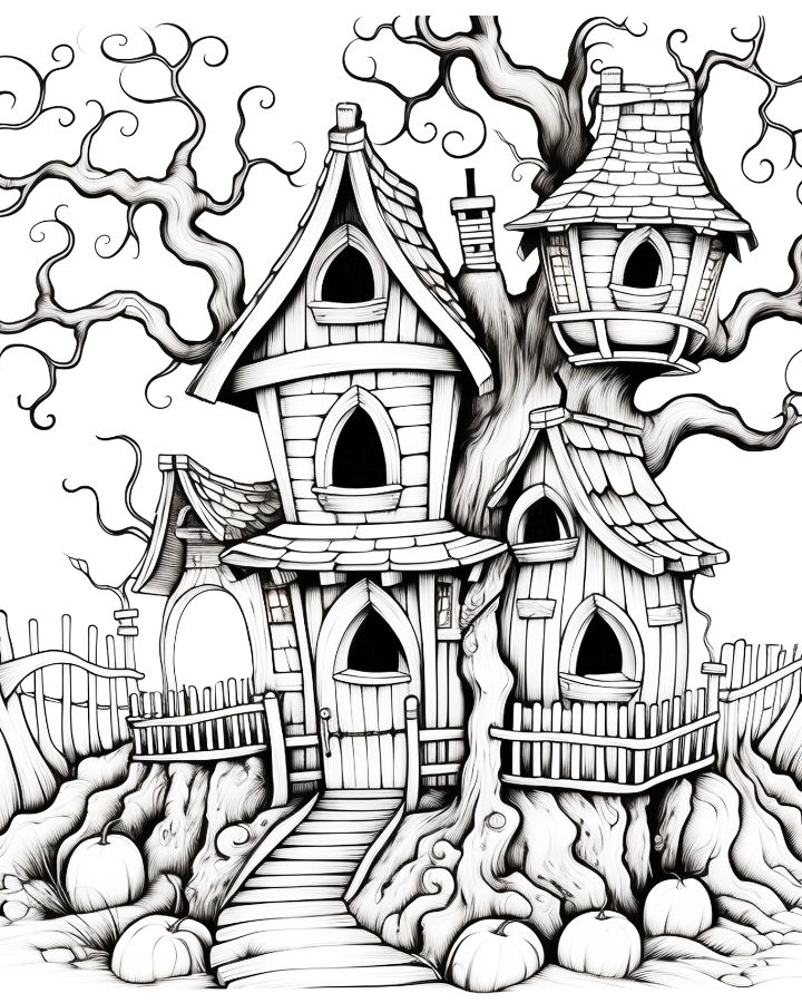 Personalized Coloring Books - Happy Halloween