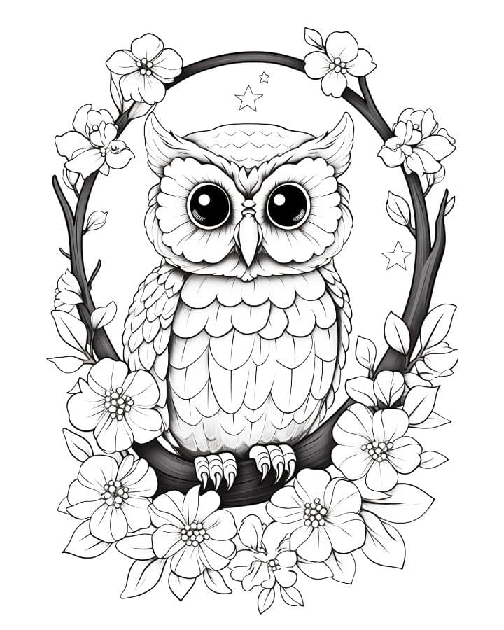 Owl Coloring Book For Adults: Owl Mandala Coloring Book For Adults And Kids